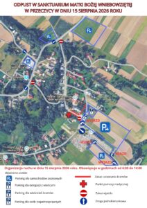 Organizacja ruchu dniach 15. i 16. sierpnia
