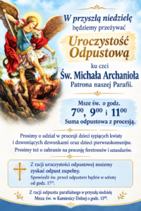 Odpust ku czci Św. Michała Archanioła